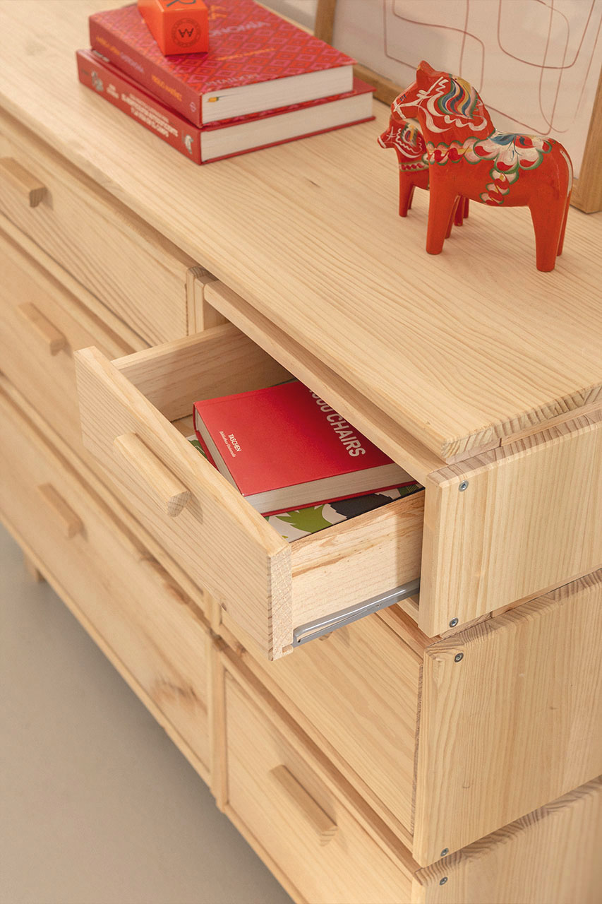 Imagen de ambiente 4 para:Cómoda de madera barata